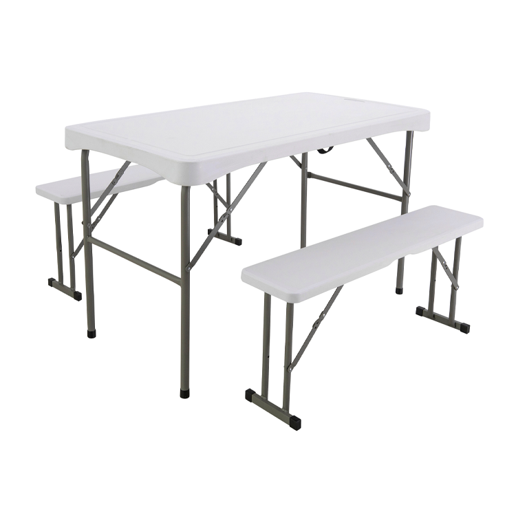 Folding Table With Bench chair