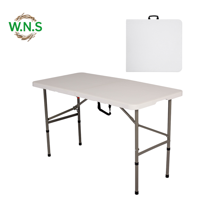 W.N.S folding table prepared for community support